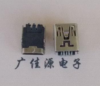 山西MINI USB前两脚插座 90度卧式 端子DIP针脚定义