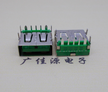 山西5A大电流 快充接口 USB5p绿胶芯 常规母座