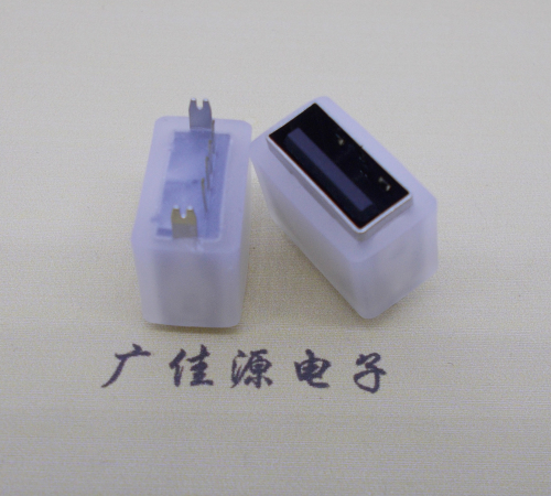 山西USB连接器接口 10.5MM防水立插母座 鱼叉脚