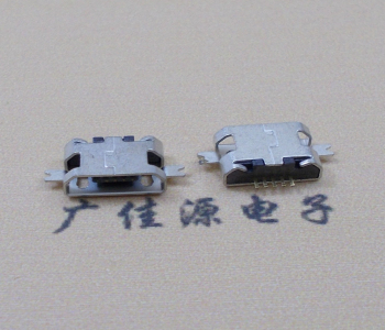 山西MICRO USB B型口 两脚SMT沉板0.7/1.0/1.6直边