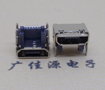 山西MICRO USB 5P母座 SMT垫高 L=4.15双壳